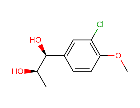 1,2-Propanediol,1-(3-chloro-4-methoxyphenyl)-, (1R,2S)-