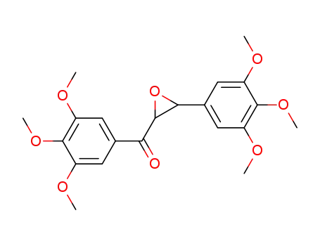 Molecular Structure of 851729-16-3 (Methanone,
(3,4,5-trimethoxyphenyl)[3-(3,4,5-trimethoxyphenyl)oxiranyl]-)