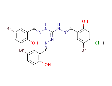 tris-N-(5-bromo-salicylidene)aminoguanidine hydrochloride