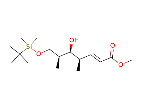 7-(tert-butyl-dimethyl-silanyloxy)-5-hydroxy-4,6-dimethyl-hept-2-enoic acid methyl ester