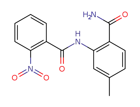Molecular Structure of 874285-98-0 (4-methyl-2-[(2-nitrobenzoyl)amino]benzamide)