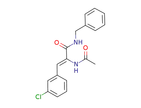 2-Propenamide, 2-(acetylamino)-3-(3-chlorophenyl)-N-(phenylmethyl)-,
(2Z)-