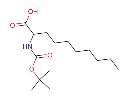 Molecular Structure of 129938-57-4 (2-tert-butoxycarbonylaminodecanoic acid)