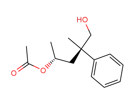 (2R,4R)-2-methyl-2-phenylpentan-1,4-diol 4-acetate