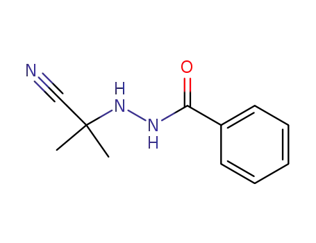 benzoic acid-[<i>N</i>'-(1-cyano-1-methyl-ethyl)-hydrazide]