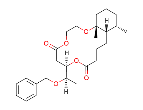 (7R,10E,12aS,13S,16aR)-7-[(1R)-1-(benzyloxy)ethyl]-2,3,6,7,12a,13,14,15,16,16a-decahydro-13,16a-dimethyl-5H-1,4,8-benzotrioxacyclotetradecine-5,9(12H)-dione