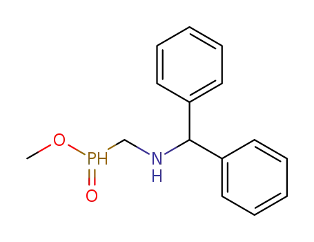 methyl 1-diphenylmethylaminomethyl phosphinate
