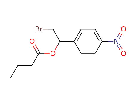 Butanoic acid, 2-bromo-1-(4-nitrophenyl)ethyl ester