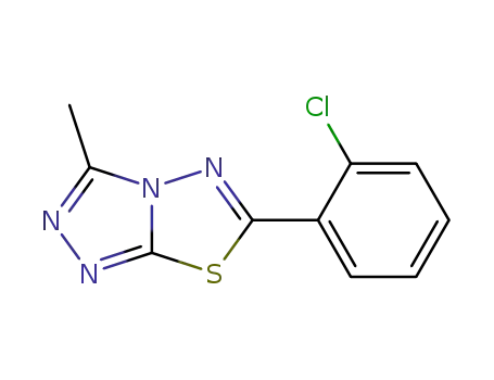 6-(2-chlorophenyl)-3-methyl[1,2,4]triazolo[3,4-b][1,3,4]thiadiazole