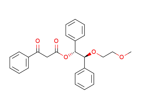 Molecular Structure of 870298-26-3 (Benzenepropanoic acid, b-oxo-,
(1R,2S)-2-(2-methoxyethoxy)-1,2-diphenylethyl ester)