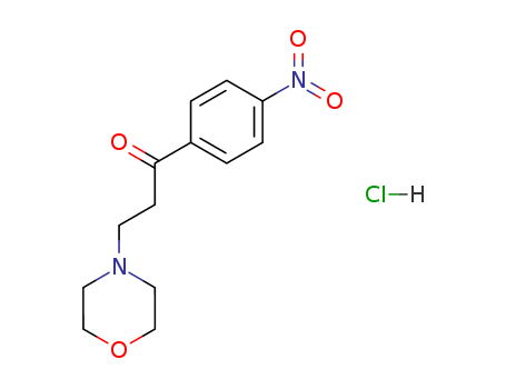 1-Propanone,3-(4-morpholinyl)-1-(4-nitrophenyl)-, hydrochloride (1:1) cas  1507-06-8