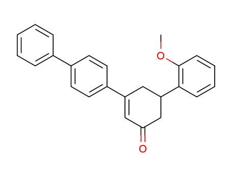 3-biphenyl-4-yl-5-(2-methoxy-phenyl)-cyclohex-2-enone