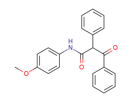 Benzenepropanamide, N-(4-methoxyphenyl)-b-oxo-a-phenyl-