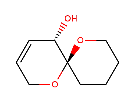 Molecular Structure of 189508-45-0 (1,7-Dioxaspiro5.5undec-3-en-5-ol, trans-)