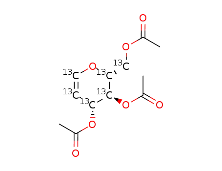 Molecular Structure of 478529-36-1 (TRI-O-ACETYL-D-[2-13C]GLUCAL)