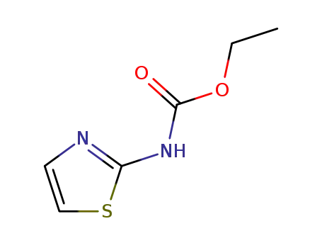 Molecular Structure of 3673-34-5 (N-(Thiazol-2-yl)carbamic acid ethyl ester)