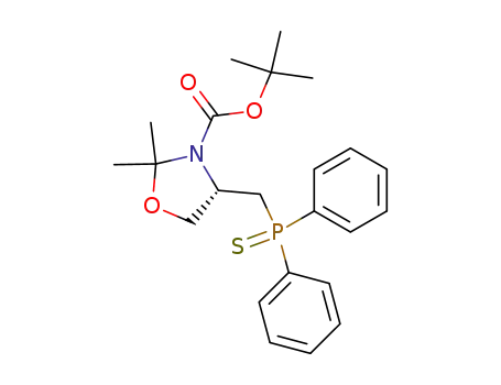 (S)-4-(Diphenyl-phosphinothioylmethyl)-2,2-dimethyl-oxazolidine-3-carboxylic acid tert-butyl ester