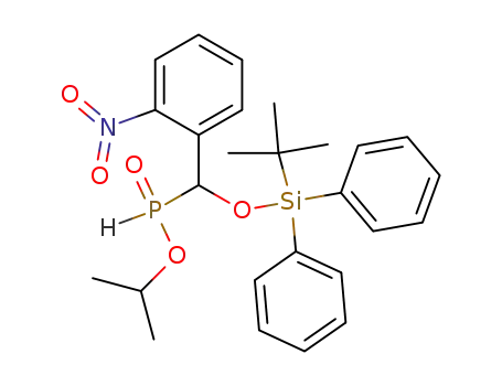 Phosphinic acid,
[[[(1,1-dimethylethyl)diphenylsilyl]oxy](2-nitrophenyl)methyl]-,
1-methylethyl ester