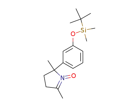 2H-Pyrrole,
2-[3-[[(1,1-dimethylethyl)dimethylsilyl]oxy]phenyl]-3,4-dihydro-2,5-dimeth
yl-, 1-oxide