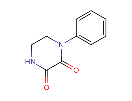 Molecular Structure of 59702-39-5 (1-Phenylpiperazine-2,3-dione)