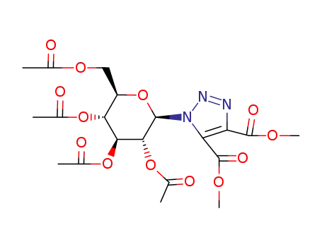 dimethyl 1-(2,3,4,6-tetra-O-acetyl-β-D-glucopyranosyl)-1,2,3-triazole-4,5-dicarboxylate