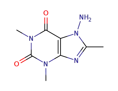 Molecular Structure of 115724-85-1 (7-amino-8-methyltheophylline)