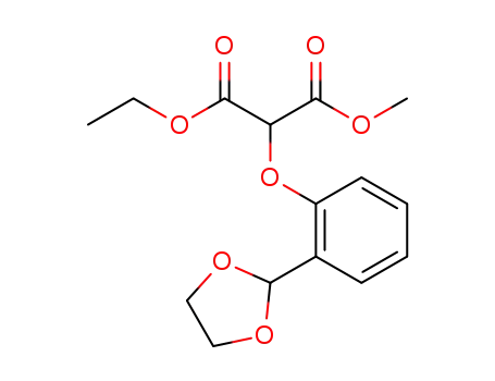 2-(2-[1,3]Dioxolan-2-yl-phenoxy)-malonic acid ethyl ester methyl ester
