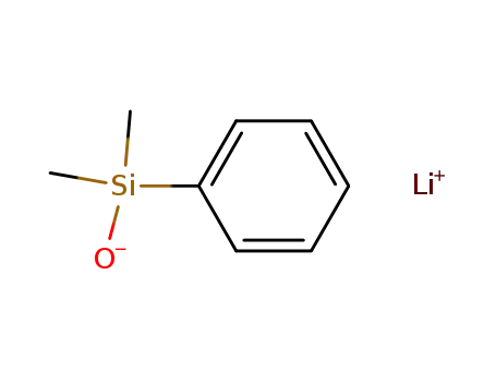 Molecular Structure of 3130-30-1 (Silanol, dimethylphenyl-, lithium salt)
