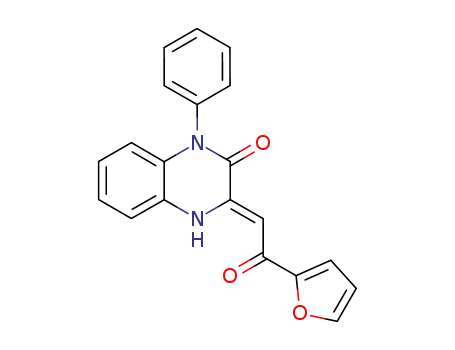 Molecular Structure of 887250-23-9 ((Z)-3-(2-furoylmethylidene)-1-phenyl-1,2,3,4-tetrahydroquinoxalin-2-one)
