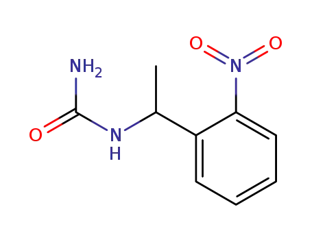 Molecular Structure of 482576-65-8 (1-(1-(2-NITROPHENYL)ETHYL)UREA)