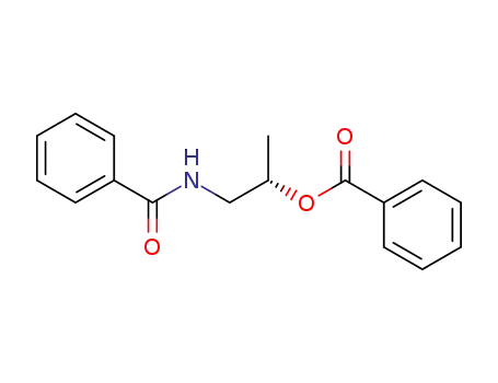 Molecular Structure of 16888-96-3 ((2S)-N,O-dibenzoyl-1-amino-2-propanol)