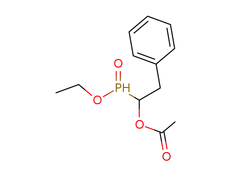 acetic acid 1-ethoxyphosphinoyl-2-phenyl-ethyl ester