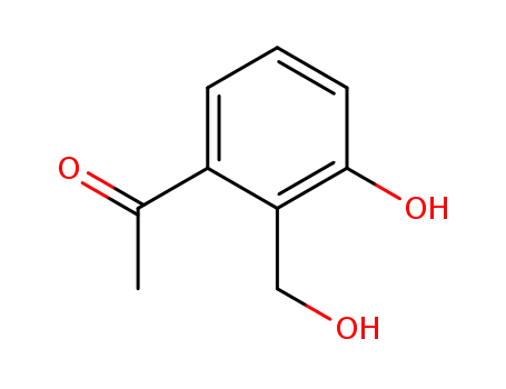 Molecular Structure of 647029-20-7 (Ethanone, 1-[3-hydroxy-2-(hydroxymethyl)phenyl]- (9CI))