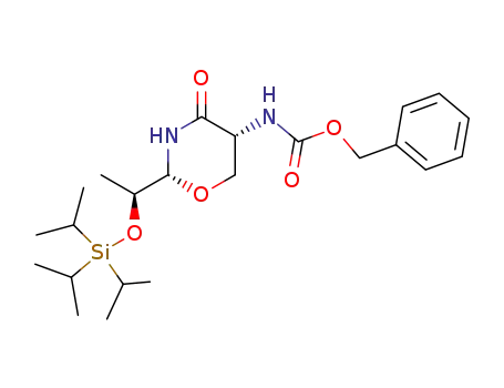 [(2R,5R)-4-oxo-2-[(1S)-triisopropylsilanyloxyethyl]-[1,3]oxazinan-5-yl]carbamic acid benzyl ester