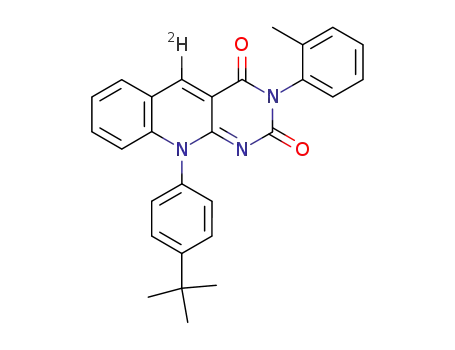 10-(4-tert-butylphenyl)-3-(2-methylphenyl)[5-<sup>2</sup>H]pyrimido[4,5-b]quinoline-2,4(3H,10H)-dione