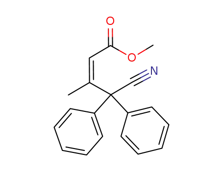 (Z)-methyl 4-cyano-3-methyl-4,4-diphenylbut-2-enoate