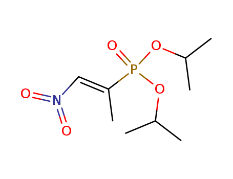 Phosphonic acid, (1-methyl-2-nitroethenyl)-, bis(1-methylethyl) ester, (E)-