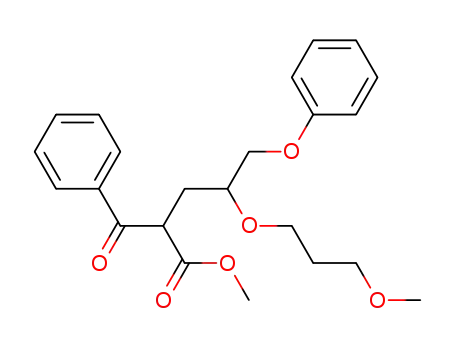 2-Benzoyl-4-(3-methoxy-propoxy)-5-phenoxy-pentanoic acid methyl ester