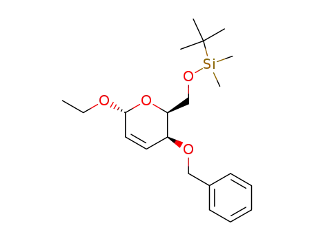 ((2S,3S,6R)-3-Benzyloxy-6-ethoxy-3,6-dihydro-2H-pyran-2-ylmethoxy)-tert-butyl-dimethyl-silane