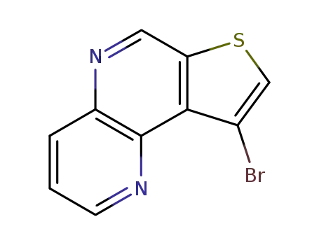 Molecular Structure of 154418-91-4 (9-BROMOTHIENO[2,3-C][1,5]NAPHTHYRIDINE)
