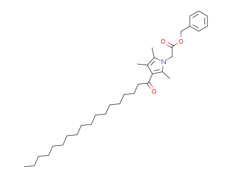 benzyl (2,3,5-trimethyl-4-octadecanoylpyrrol-1-yl)acetate