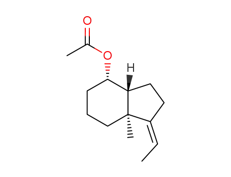 <3aR-(1Z,3aα,4β,7aβ)>-1-ethylideneoctahydro-7a-methyl-1H-inden-4-ol acetate