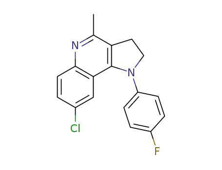 8-chloro-1-(4-fluorophenyl)-4-methyl-2,3-dihydro-1H-pyrrolo[3,2-c]quinoline