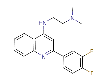 N-[2-(dimethylamino)ethyl]-2-(3,4-difluorophenyl)quinolin-4-amine
