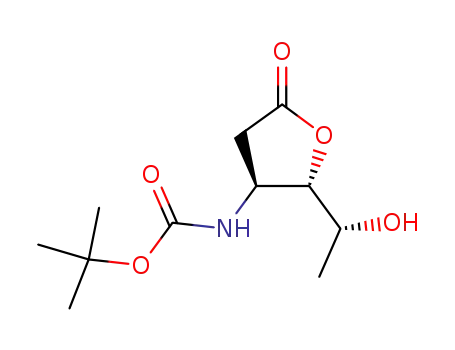 (3S,4S,5R)-3-(N-tert-butoxycarbonylamino)-5-dihydroxy-4-hexanolactone