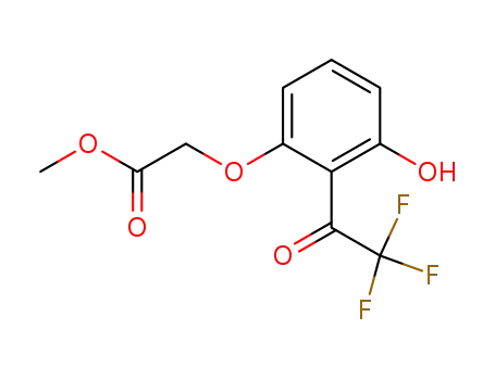 [3-Hydroxy-2-(2,2,2-trifluoro-acetyl)-phenoxy]-acetic acid methyl ester