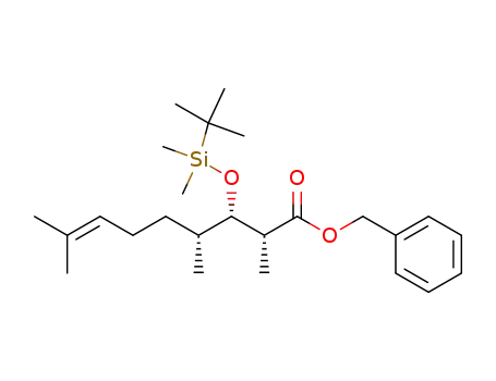 (2R,3S,4R)-3-(tert-Butyl-dimethyl-silanyloxy)-2,4,8-trimethyl-non-7-enoic acid benzyl ester