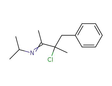 [2-Chloro-1,2-dimethyl-3-phenyl-prop-(Z)-ylidene]-isopropyl-amine