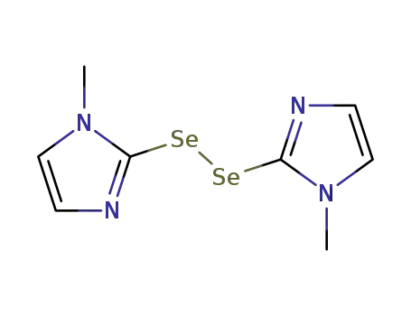 Molecular Structure of 678996-64-0 (1H-Imidazole, 2,2'-diselenobis[1-methyl-)