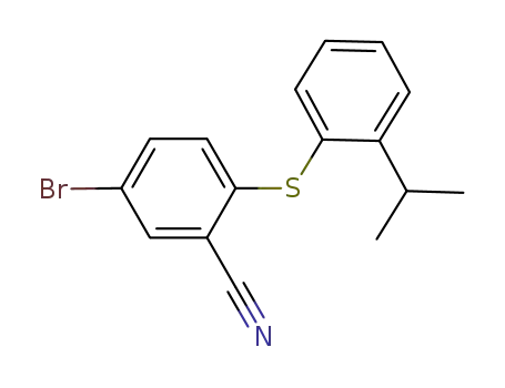(2-isopropylphenyl)(4-bromo-2-cyanophenyl)sulfide